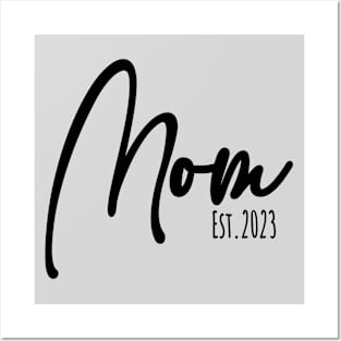 Mom Est. 2023 Posters and Art